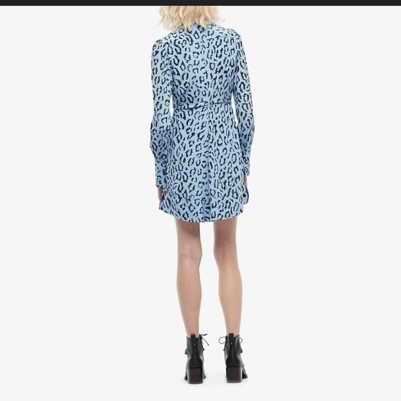 $550 A.L.C Marcella Leopard Print Dress - Picture 7 of 14